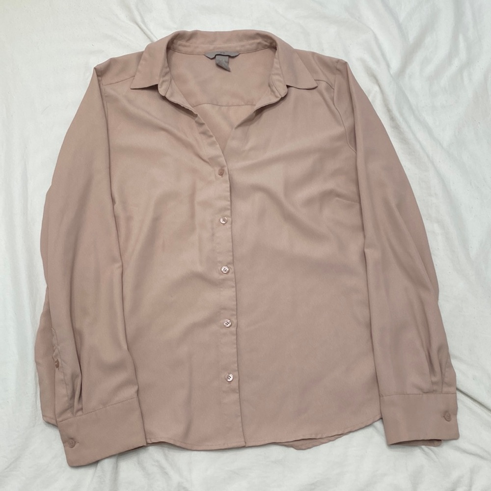H&M Pink Button Down